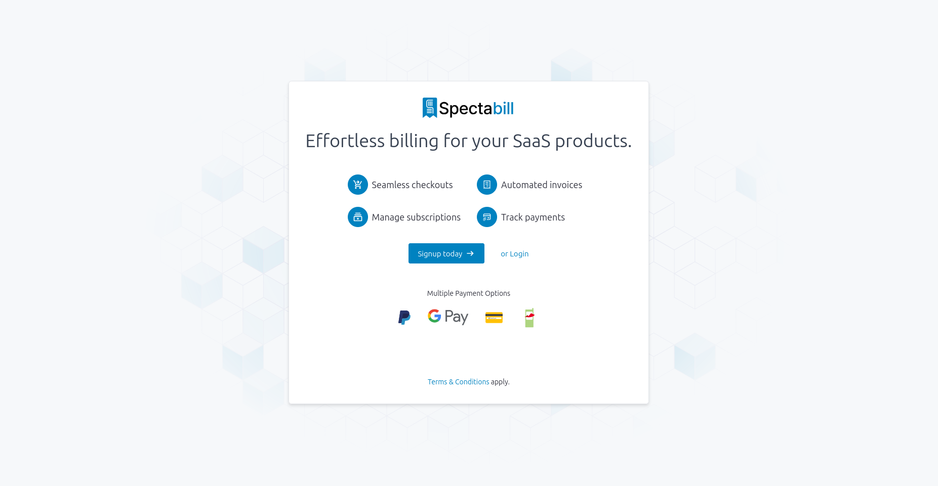 Spectabill at a Glance
